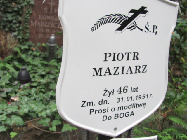 Piotr Maziarz Sopot - Grobonet - Wyszukiwarka osób pochowanych