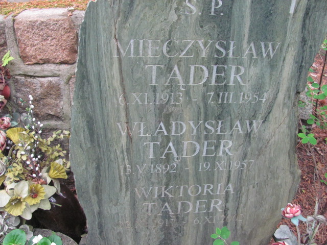 Mieczysław Tąder 1913 Sopot - Grobonet - Wyszukiwarka osób pochowanych