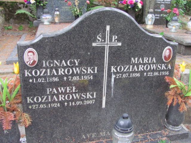 Ignacy Koziarowski 1886 Sopot - Grobonet - Wyszukiwarka osób pochowanych