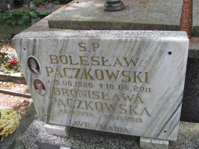 Bronisława Paczkowska 1934 Sopot - Grobonet - Wyszukiwarka osób pochowanych