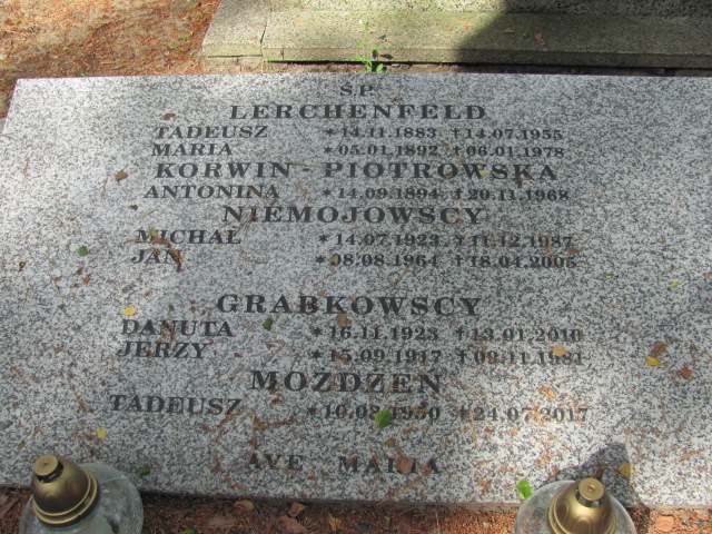 Tadeusz Lerchenfeld 1883 Sopot - Grobonet - Wyszukiwarka osób pochowanych