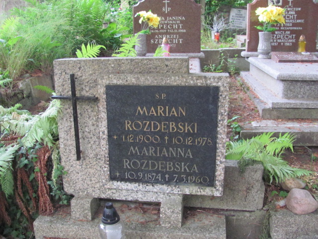 Maria Rozdębska 1874 Sopot - Grobonet - Wyszukiwarka osób pochowanych