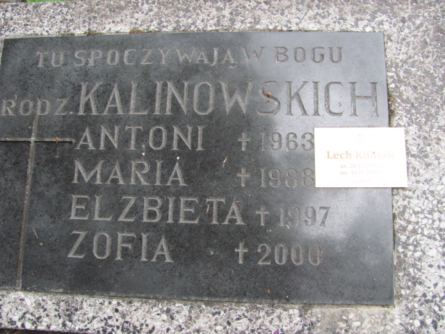 Lech Kubiak 1956 Sopot par. - Grobonet - Wyszukiwarka osób pochowanych