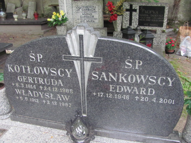 Gertruda Kotłowska 1914 Sopot - Grobonet - Wyszukiwarka osób pochowanych