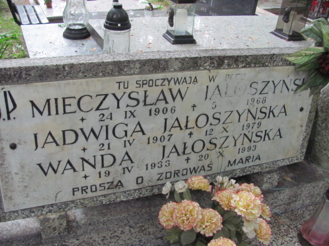 Jerzy JAŁOSZYŃSKI 1950 Sopot - Grobonet - Wyszukiwarka osób pochowanych