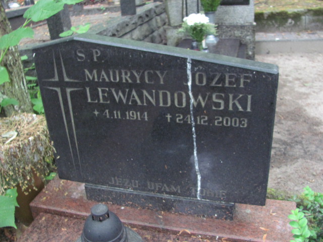 Maurycy Józef Lewandowski 1914 Sopot - Grobonet - Wyszukiwarka osób pochowanych