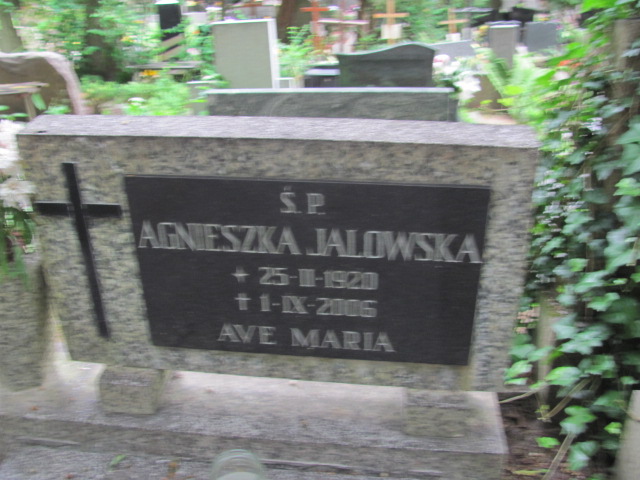 Grób Agnieszka Jalowska
