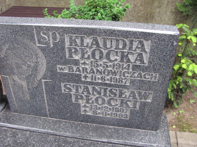 Klaudia Płocka 1914 Sopot par. - Grobonet - Wyszukiwarka osób pochowanych