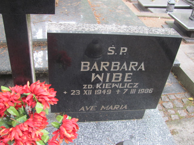 Barbara Wibe 1949 Sopot - Grobonet - Wyszukiwarka osób pochowanych