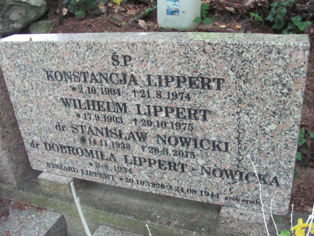 Wilhelm Lippert 1903 Sopot parafialny - Grobonet - Wyszukiwarka osób pochowanych