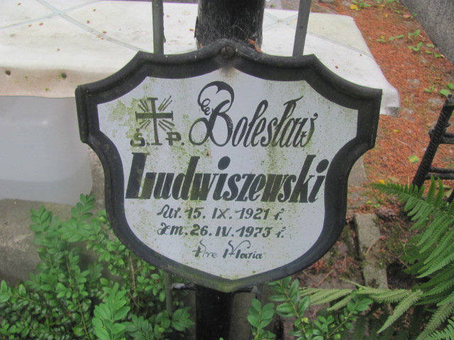 Bolesław Ludwiszewski 1921 Sopot par. - Grobonet - Wyszukiwarka osób pochowanych
